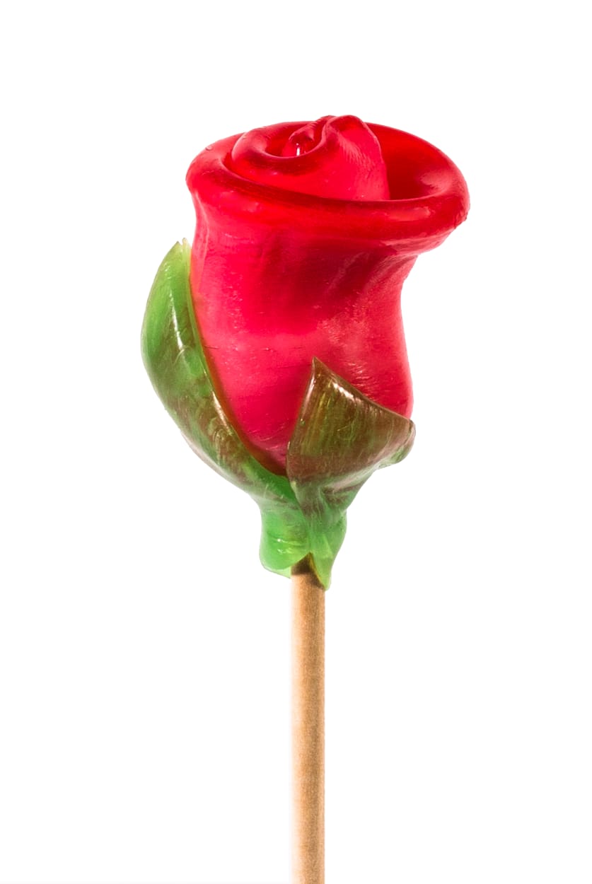 Леденец роза - фото