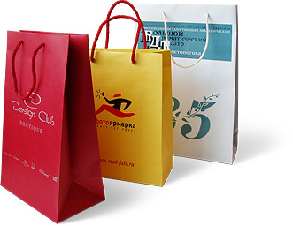 Пакеты с логотипом - фото