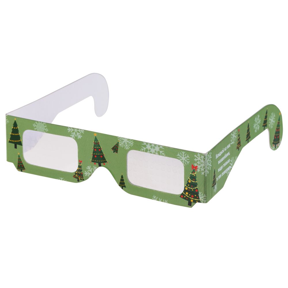 Новогодние 3D очки «Елочки» - фото