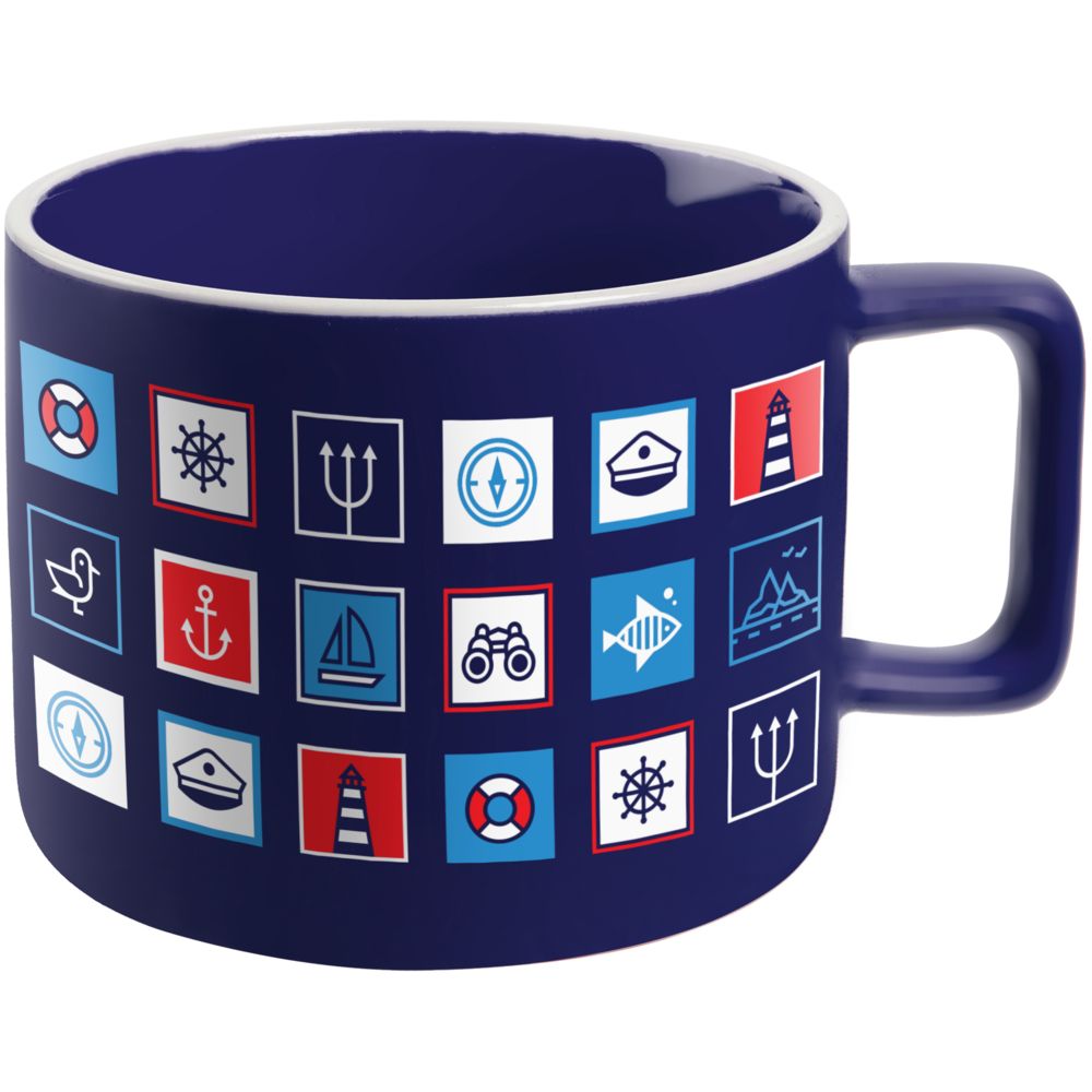 Чашка Industry, морская - фото