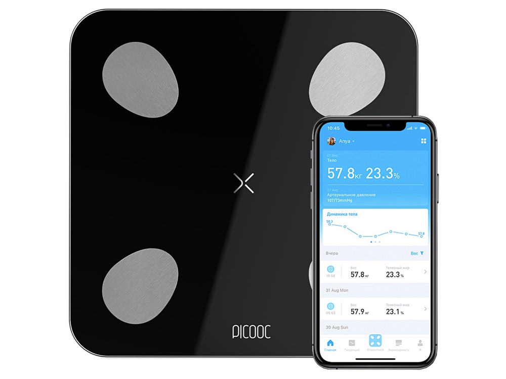 Умные диагностические весы Picooc Mini Lite - фото