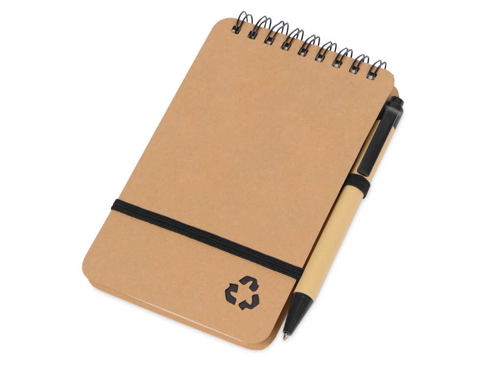 Блокнот «Masai» с шариковой ручкой - фото