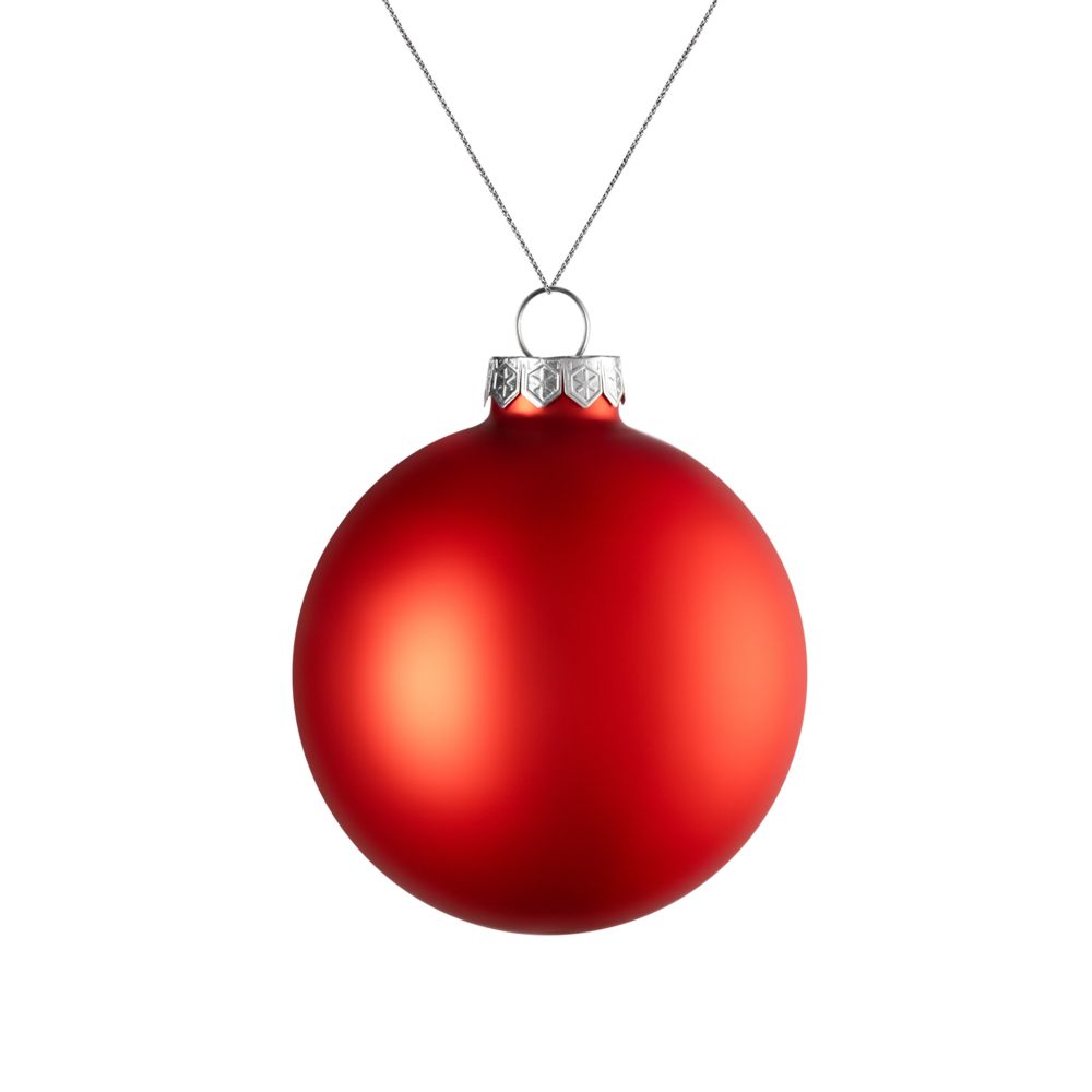 Елочный шар Finery Matt, 8 см, матовый - фото