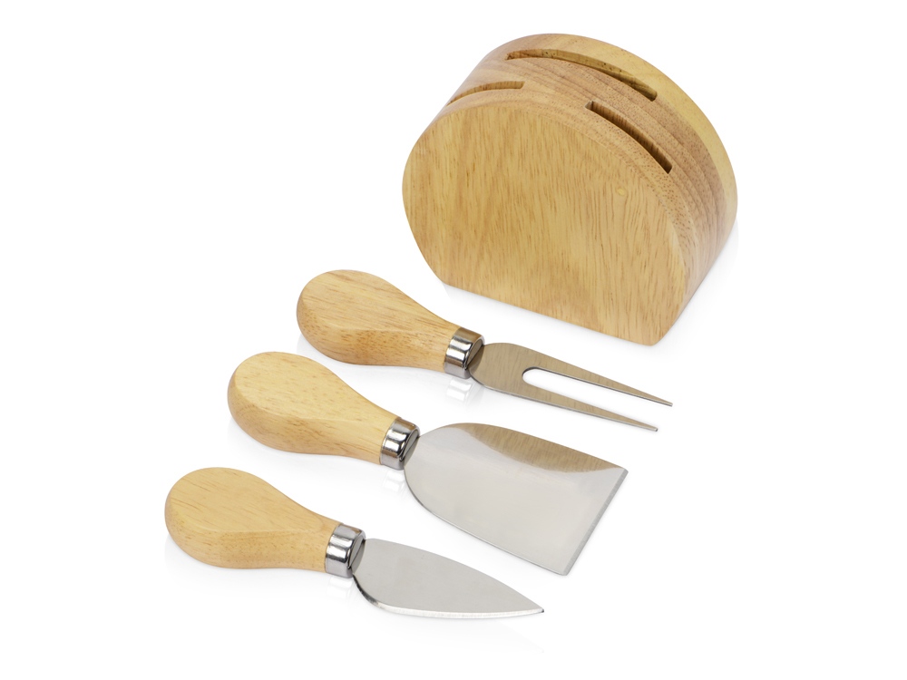 Набор из ножей для сыра на подставке «Take it cheesy» - фото