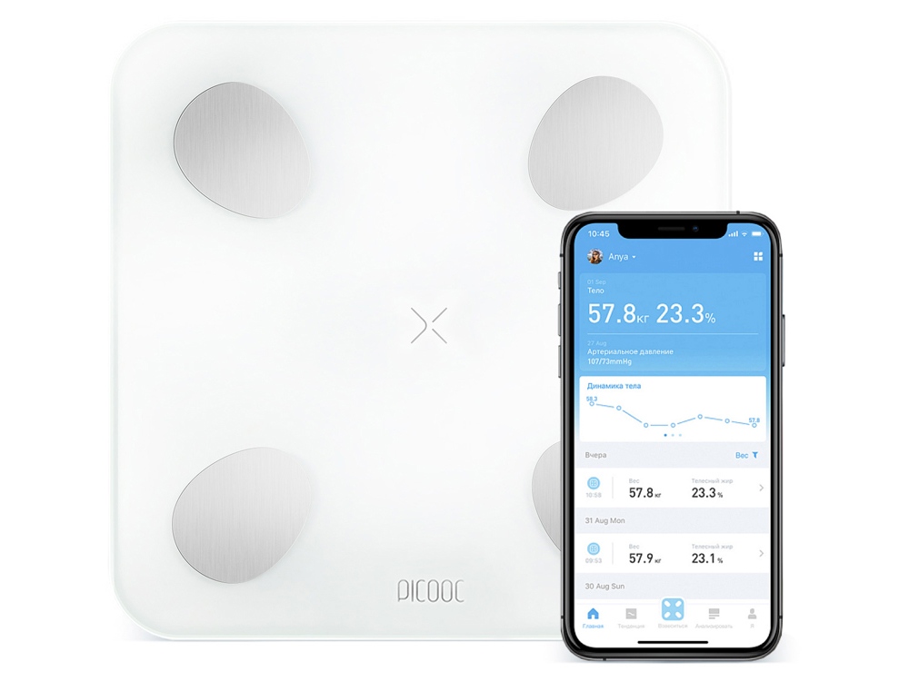 Умные диагностические весы Picooc Mini Lite - фото