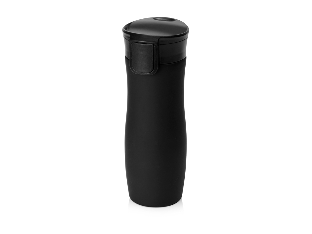 Вакуумная термокружка с кнопкой Streamline, Waterline, soft-touch - фото