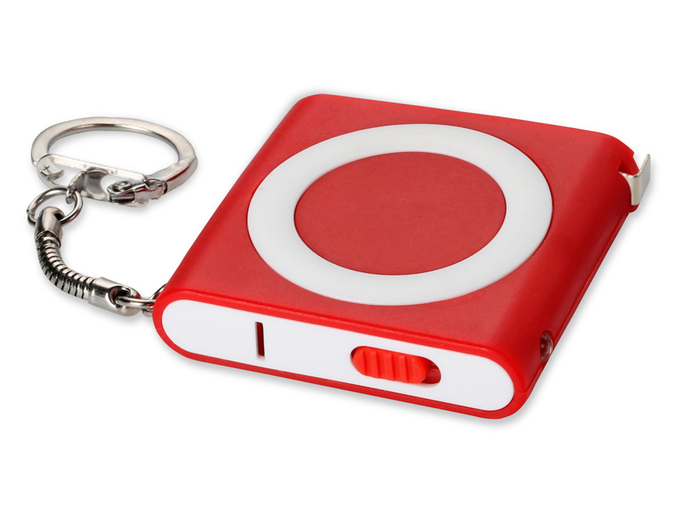 Брелок-рулетка с фонариком 