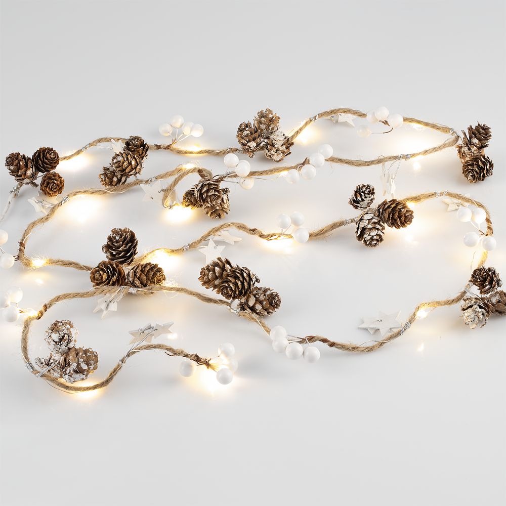 Светодиодная гирлянда Cones and Berries - фото