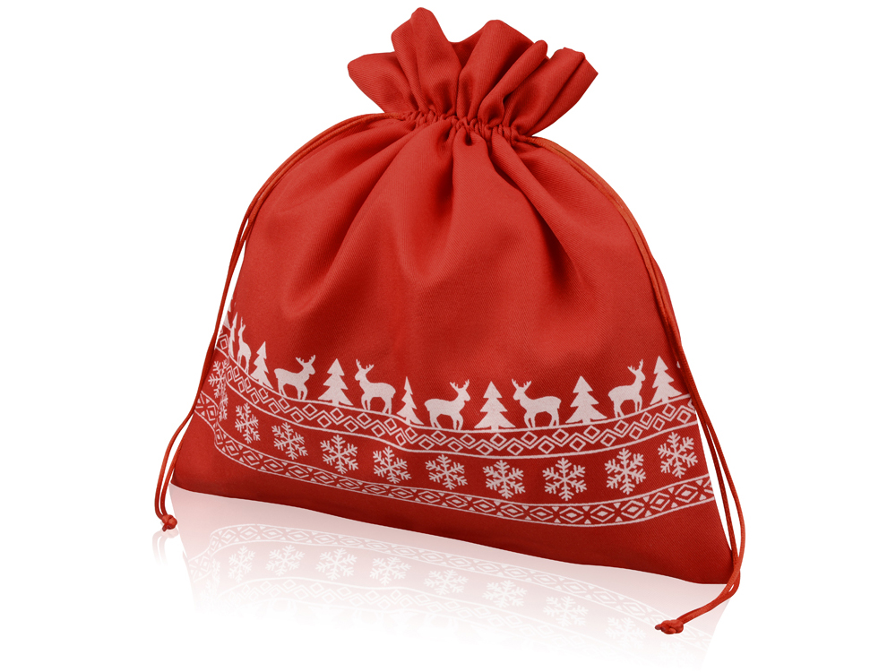Мешочек подарочный новогодний - фото