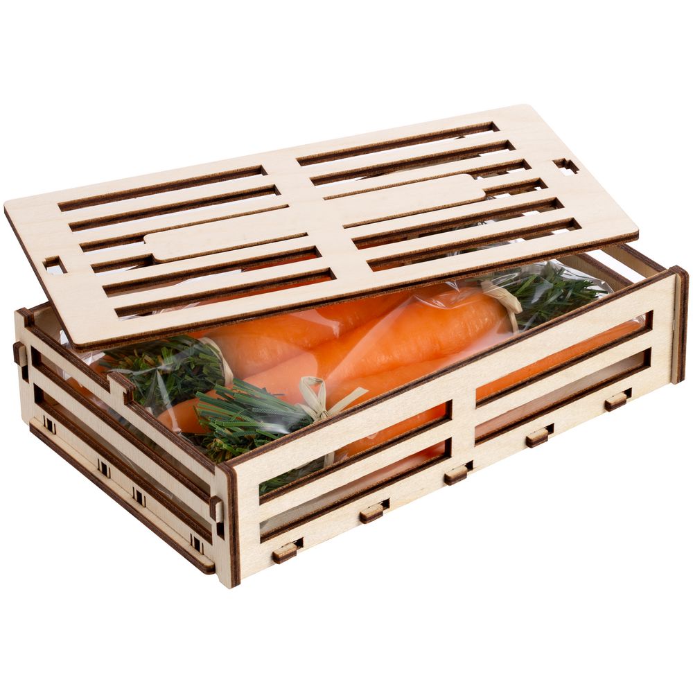 Набор свечей «Ящик морковки» - фото