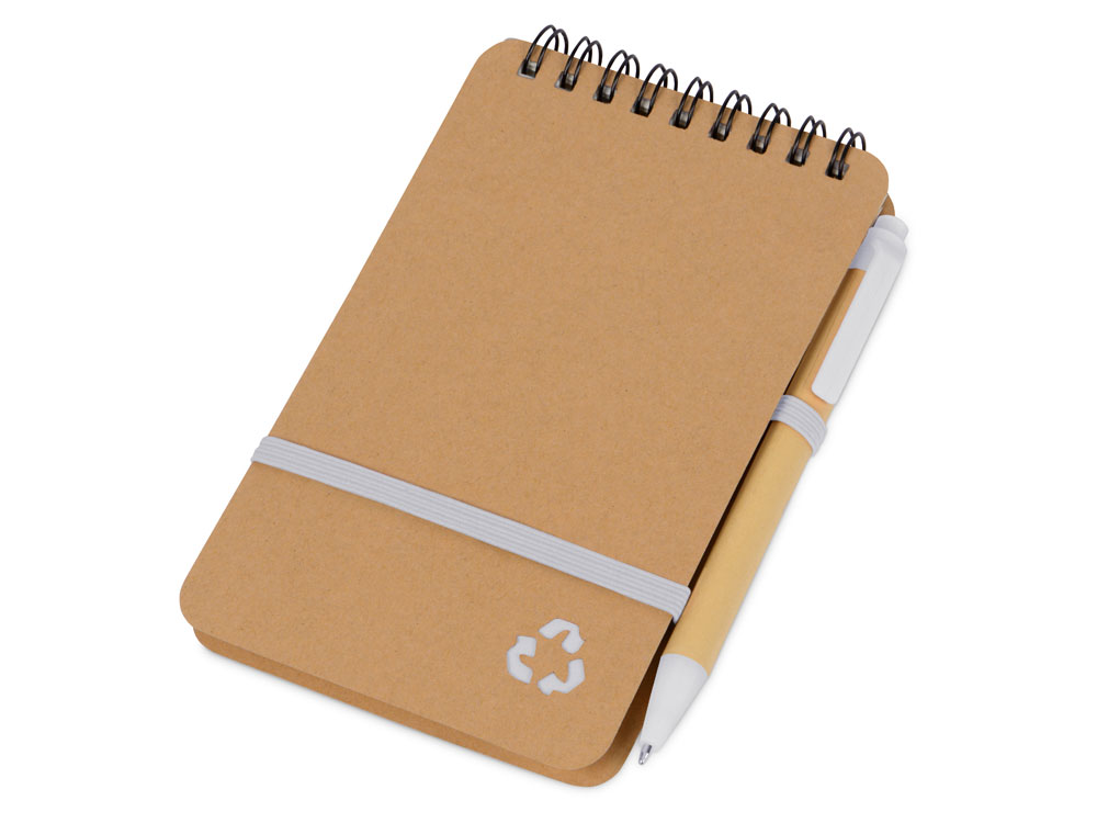 Блокнот «Masai» с шариковой ручкой - фото